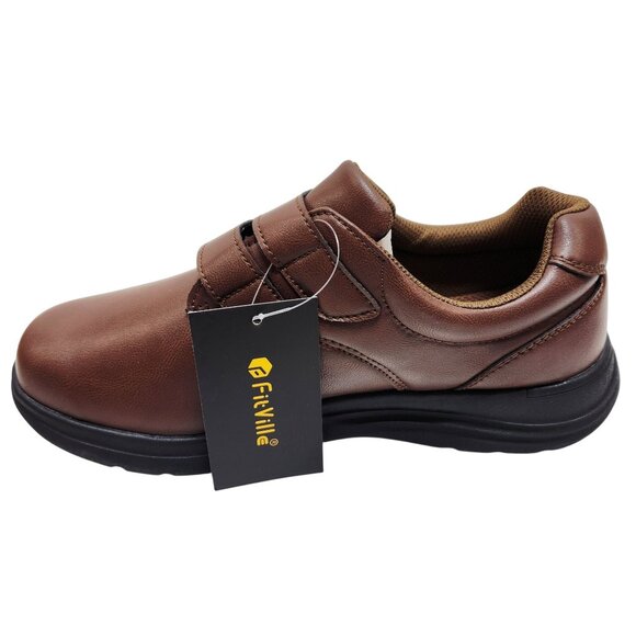 FitVille BriskWalk Elite V3 Womens Chestnut Sneakers - Size 10.5EW - Comfortable - Picture 13 of 15